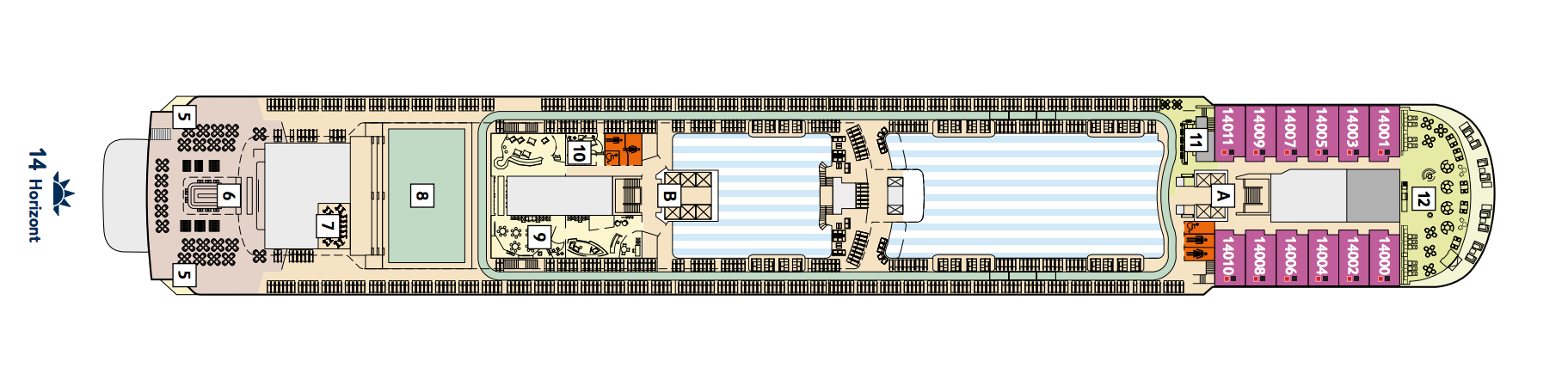 TUI Cruises Mein Schiff 6 Deck Plans Deck 14 Horizon.png